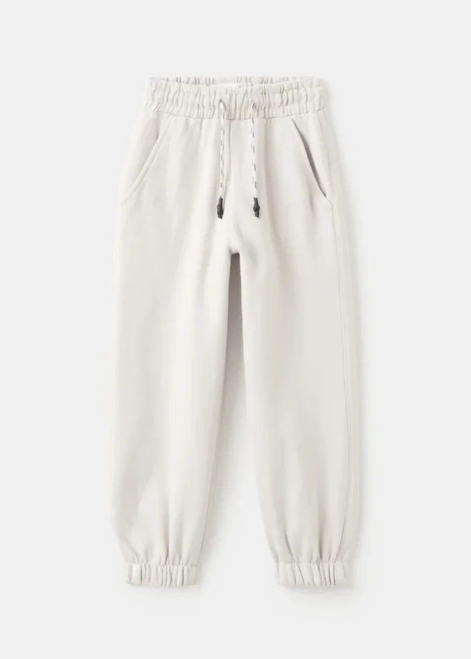 Bavlněné joggingové kalhoty se stahovací šňůrkou