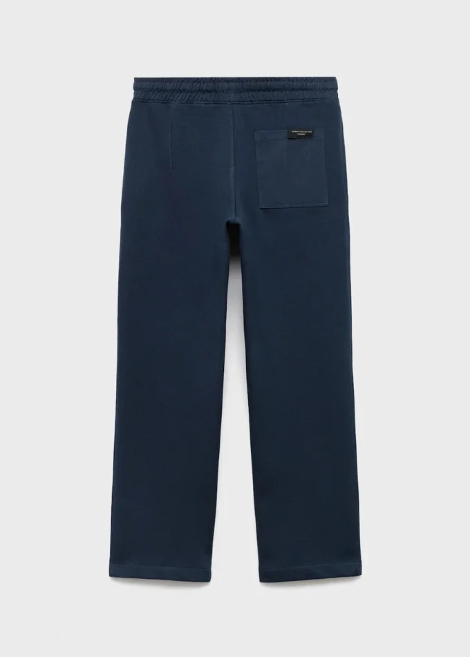 Bavlněné joggingové kalhoty se stahovací šňůrkou Bavlněné joggingové kalhoty se stahovací šňůrkou