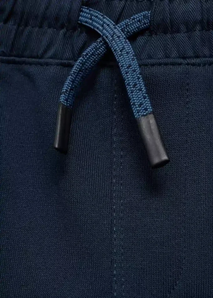 Bavlněné joggingové kalhoty se stahovací šňůrkou Bavlněné joggingové kalhoty se stahovací šňůrkou