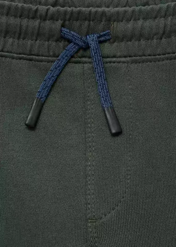 Bavlněné joggingové kalhoty se stahovací šňůrkou Bavlněné joggingové kalhoty se stahovací šňůrkou