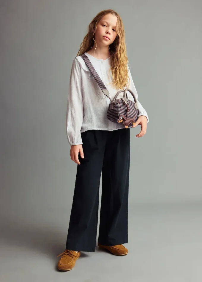 Bavlněné kalhoty culotte Bavlněné kalhoty culotte