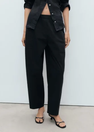 Bavlněné kalhoty s elastickým pasem