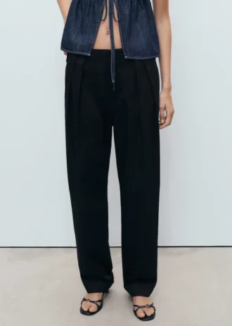 Bavlněné kalhoty s knoflíky