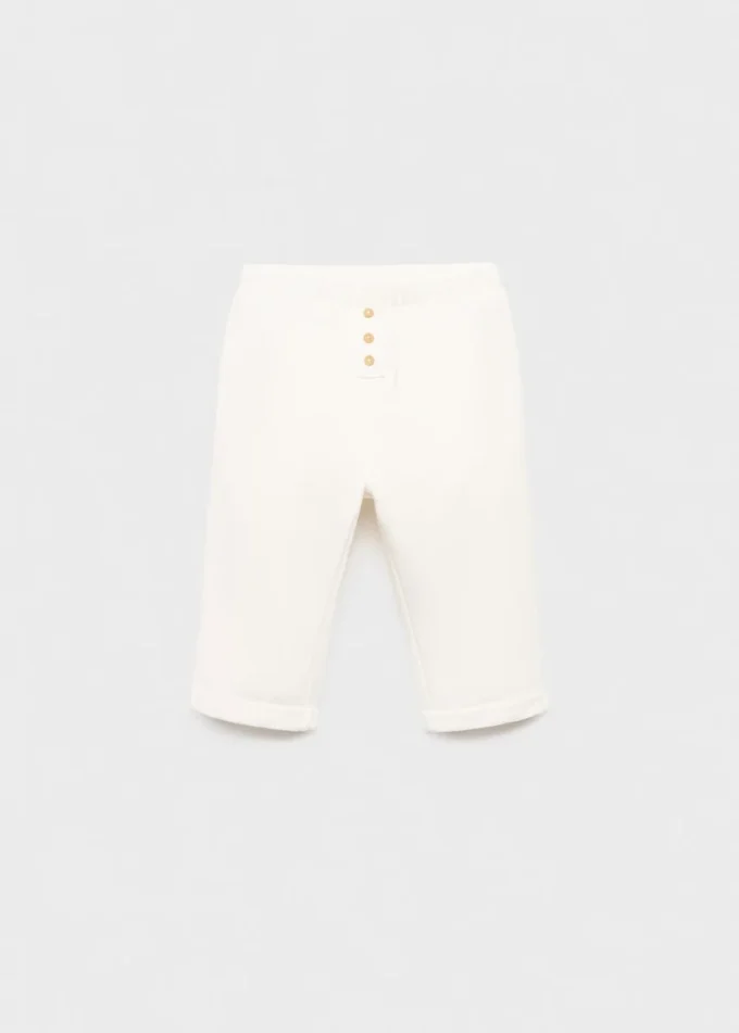 Bavlněné kalhoty s knoflíky Bavlněné kalhoty s knoflíky