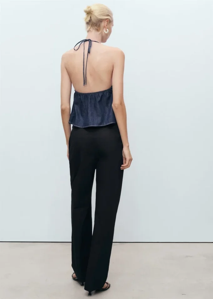 Bavlněné kalhoty s knoflíky Bavlněné kalhoty s knoflíky