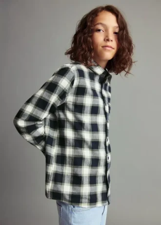 Bavlněná košile s kostkovaným vzorem