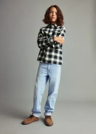 Bavlněná košile s kostkovaným vzorem