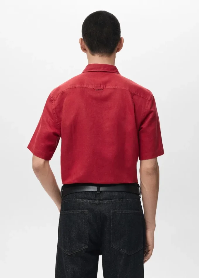 Bavlněná košile s krátkými rukávy Bavlněná košile s krátkými rukávy