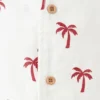 Bavlněná košile s potiskem palem