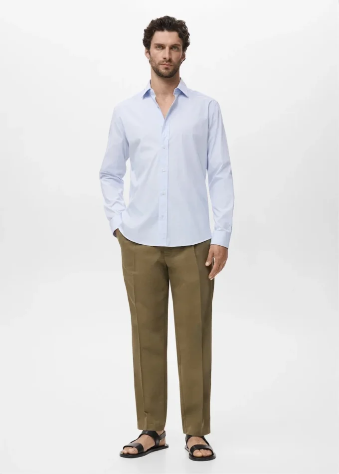 Bavlněná košile s pruhy, regular fit Bavlněná košile s pruhy, regular fit