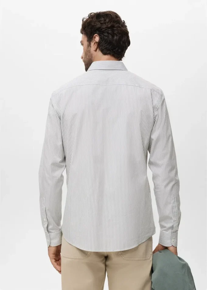 Bavlněná košile s pruhy, regular fit