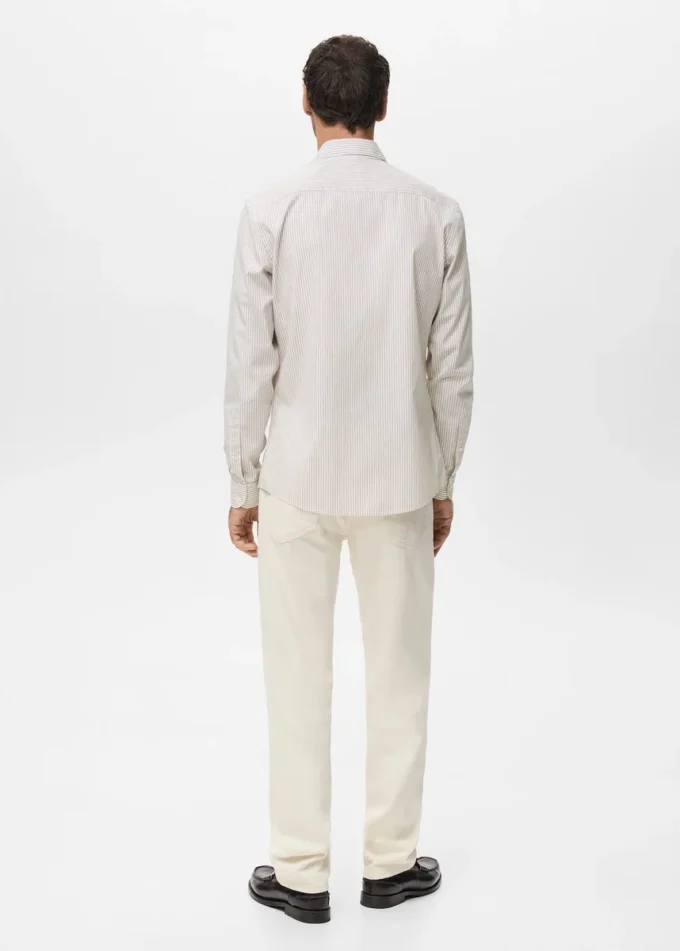 Bavlněná košile s pruhy, regular fit