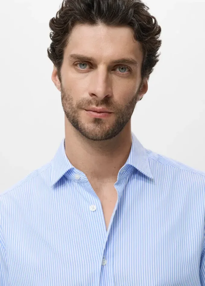 Bavlněná košile s pruhy, regular fit Bavlněná košile s pruhy, regular fit