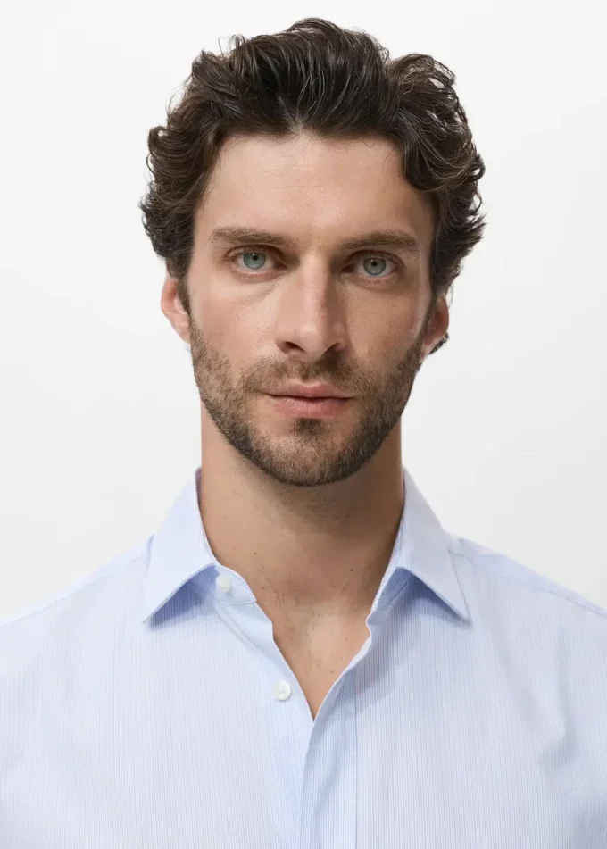 Bavlněná košile s pruhy, regular fit Bavlněná košile s pruhy, regular fit