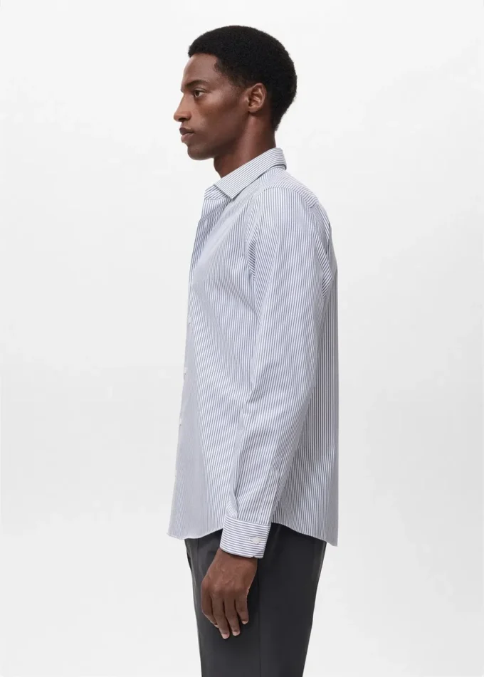 Bavlněná košile s pruhy, regular fit, bez žehlení Bavlněná košile s pruhy, regular fit, bez žehlení