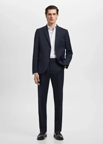 Bavlněná košile s pruhy, slim fit