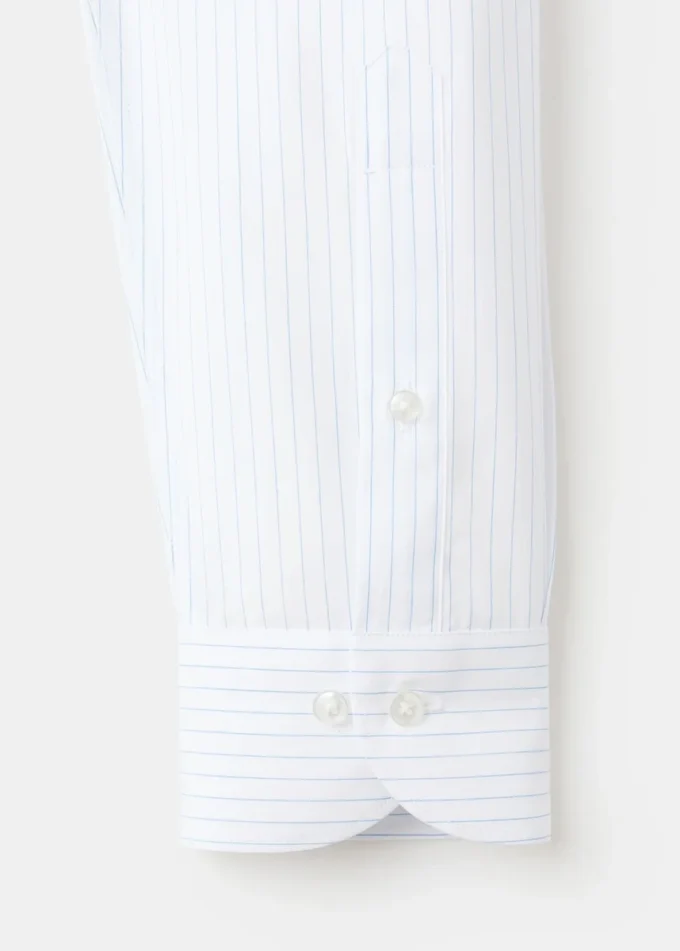 Bavlněná košile s pruhy, slim fit Bavlněná košile s pruhy, slim fit