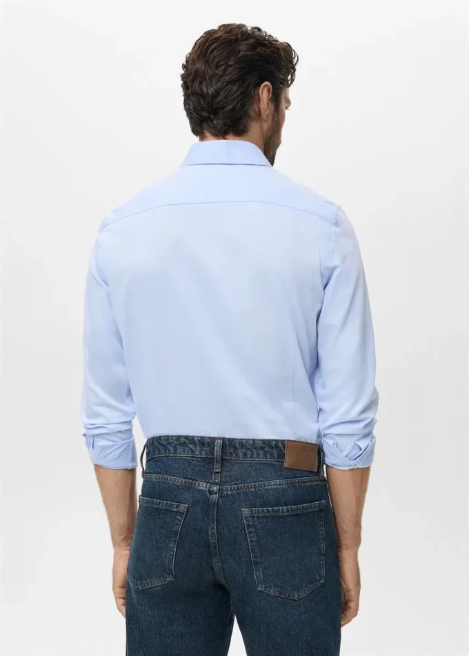 Bavlněná košile se štíhlým střihem Bavlněná košile se štíhlým střihem