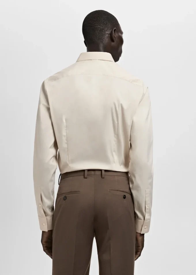 Bavlněná košile slim fit Bavlněná košile slim fit