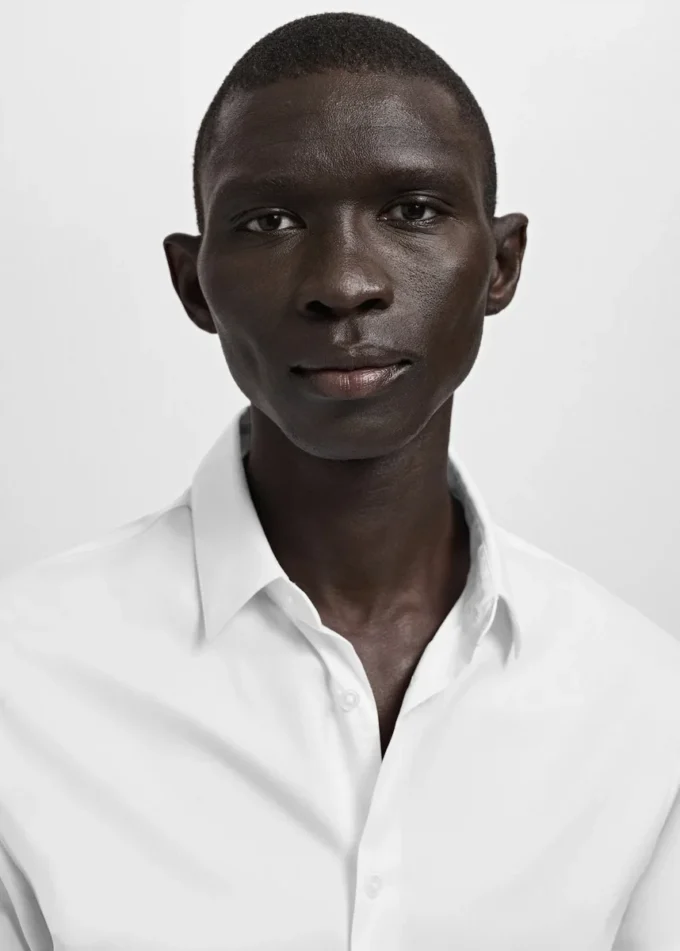 Bavlněná košile slim fit Bavlněná košile slim fit