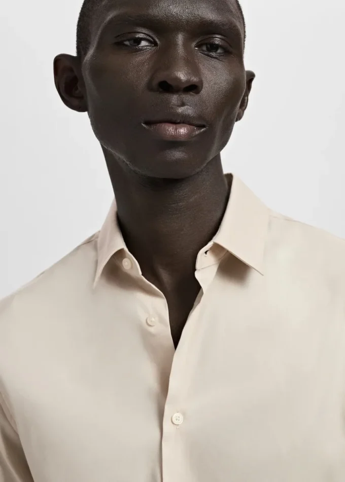 Bavlněná košile slim fit Bavlněná košile slim fit