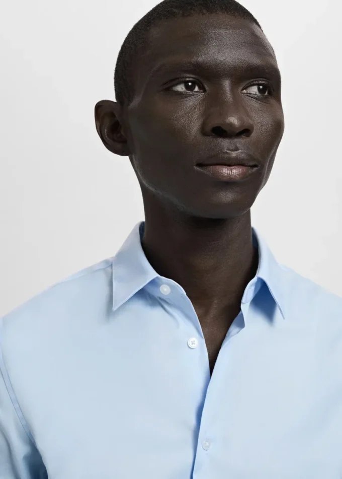 Bavlněná košile slim fit Bavlněná košile slim fit