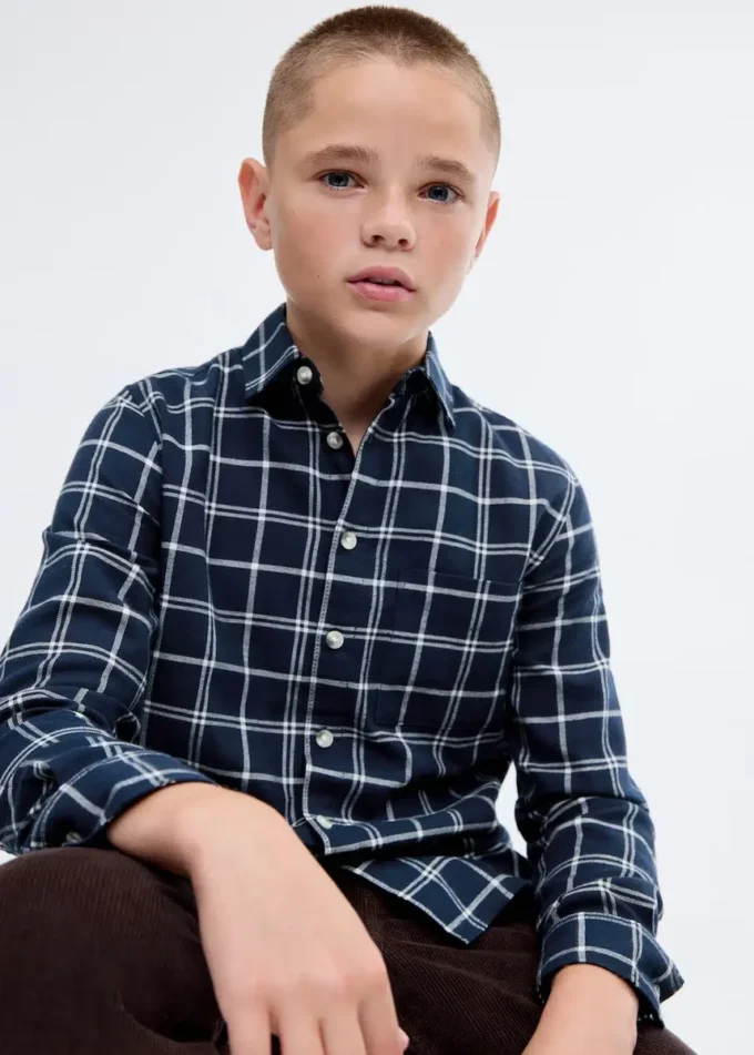 Bavlněná kostkovaná košile Bavlněná kostkovaná košile