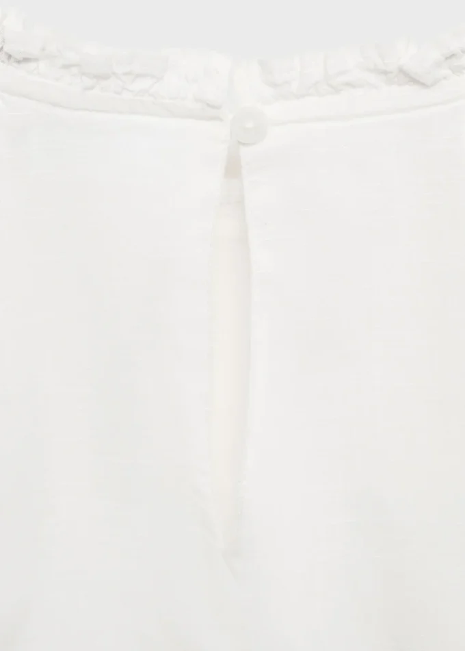 Bavlněná krajková blůza Bavlněná krajková blůza