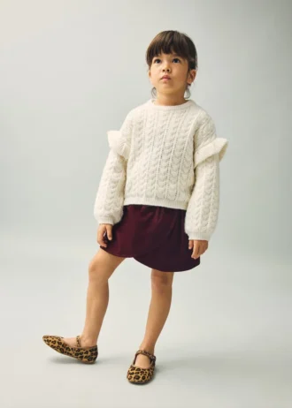 Bavlněná manšestrová sukně