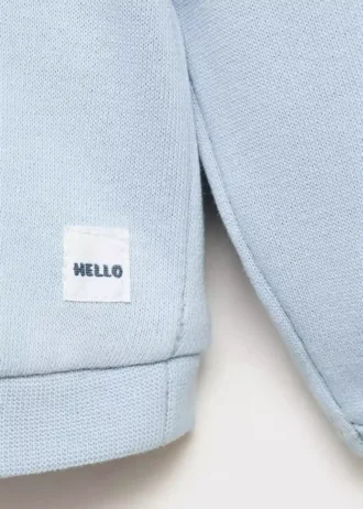 Bavlněná mikina na knoflíky