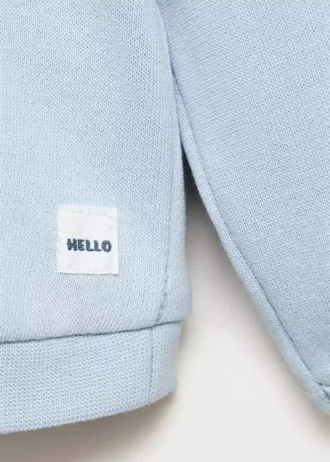 Bavlněná mikina na knoflíky Bavlněná mikina na knoflíky