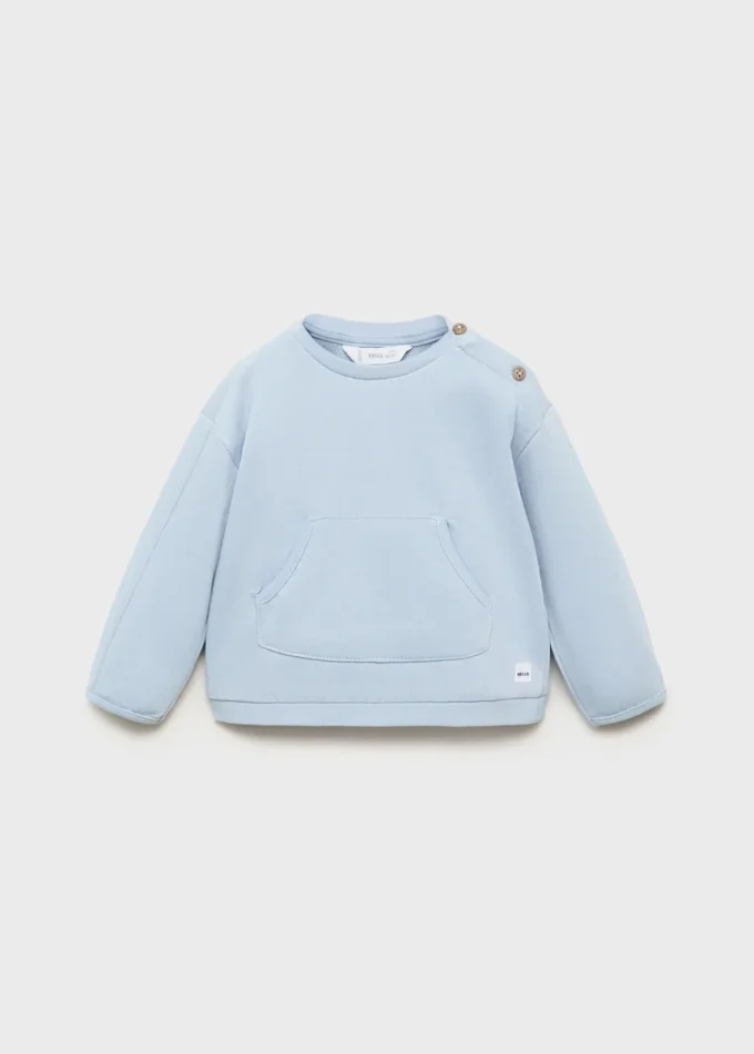 Bavlněná mikina na knoflíky Bavlněná mikina na knoflíky