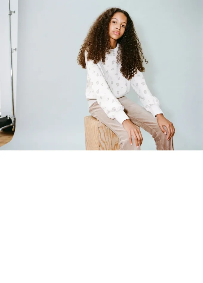 Bavlněná mikina s leopardím potiskem Bavlněná mikina s leopardím potiskem