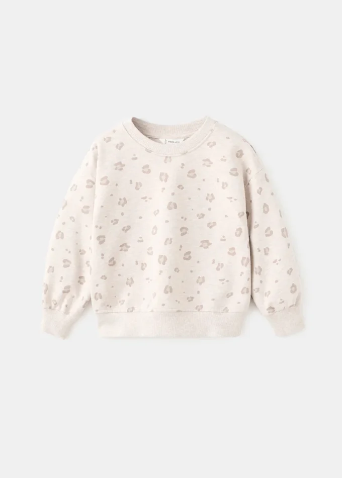 Bavlněná mikina s leopardím potiskem Bavlněná mikina s leopardím potiskem