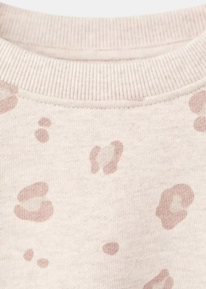 Bavlněná mikina s leopardím potiskem Bavlněná mikina s leopardím potiskem