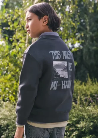 Bavlněná mikina s potiskem