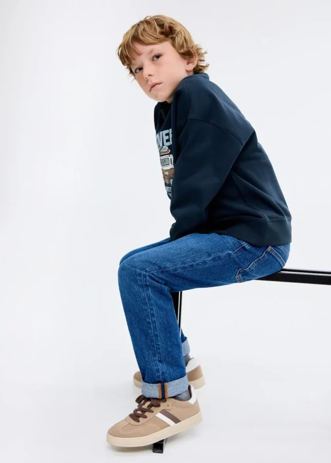 Bavlněná mikina s potiskem Bavlněná mikina s potiskem