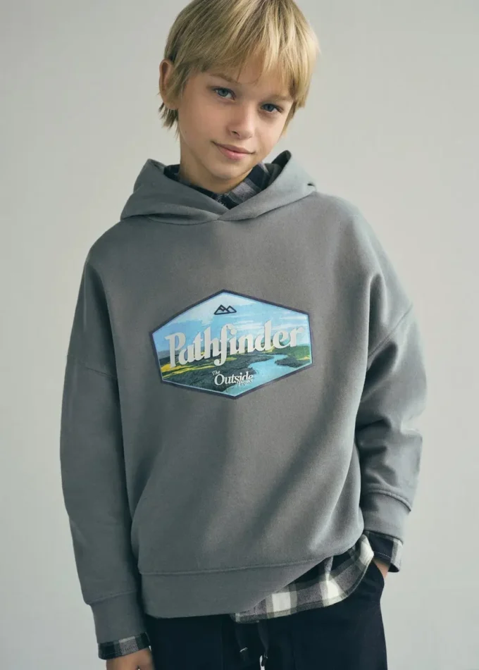 Bavlněná mikina s potiskem Bavlněná mikina s potiskem