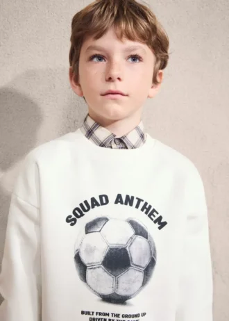 Bavlněná mikina s potiskem