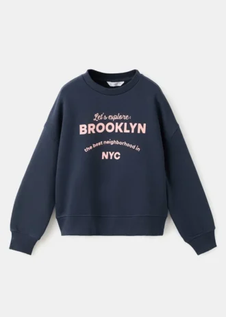 Bavlněná mikina s potiskem