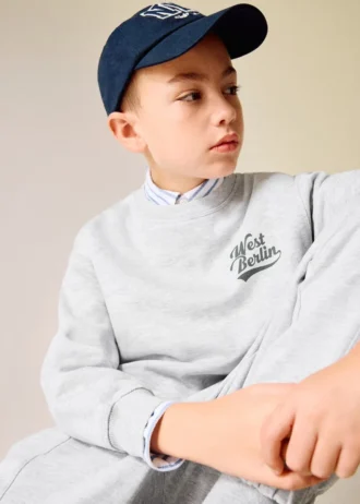 Bavlněná mikina s potiskem