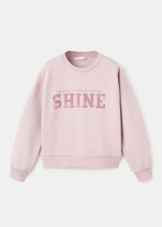 Bavlněná mikina s potiskem