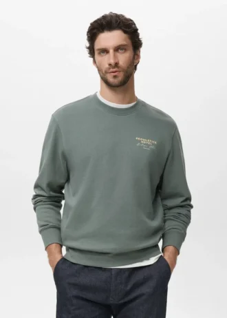 Bavlněná mikina s potiskem