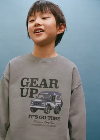 Bavlněná mikina s potiskem