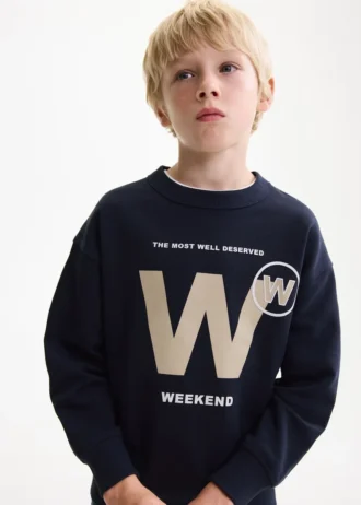 Bavlněná mikina s potiskem