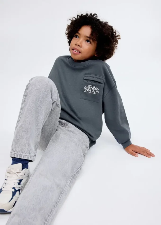 Bavlněná mikina s potiskem Bavlněná mikina s potiskem