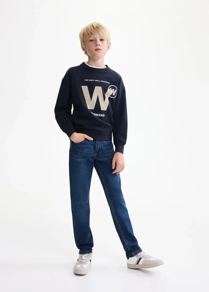 Bavlněná mikina s potiskem