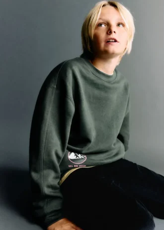 Bavlněná mikina s potiskem