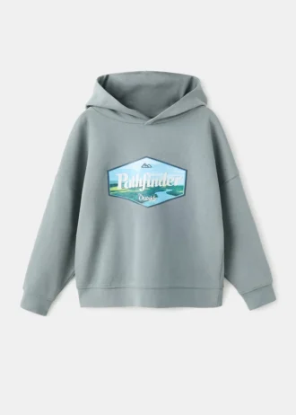 Bavlněná mikina s potiskem