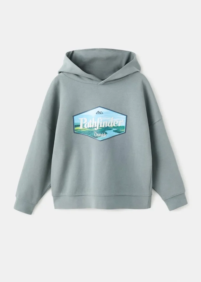 Bavlněná mikina s potiskem Bavlněná mikina s potiskem